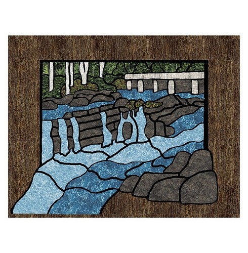 Quilt kit the falls - -,