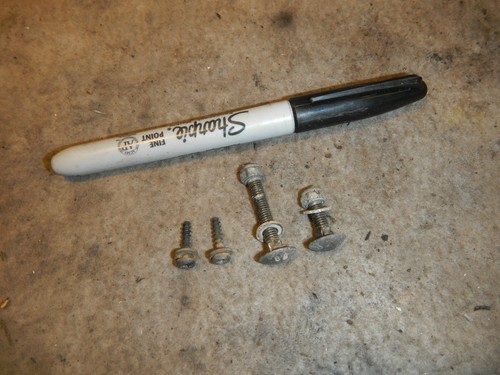 Seat helmet lock mount bolts - helmet,