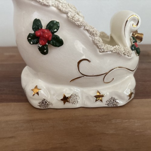 Vintage mcm napco sleigh - vintage,