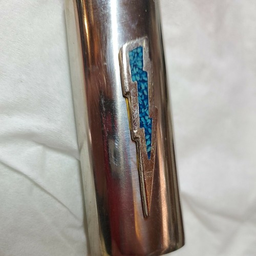 Vtg lighter case lightning - case,