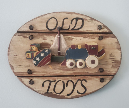 Vtg country wooden sign old - vtg,