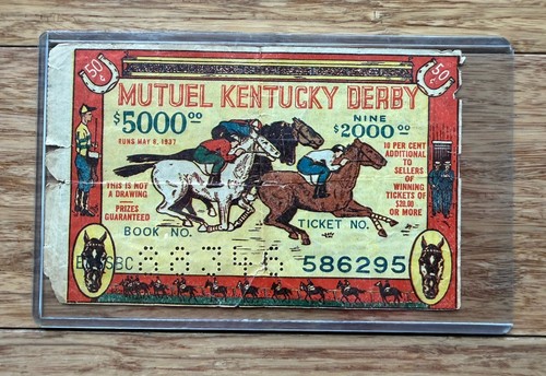Mutuel kentucky derby 1937 - kentucky,