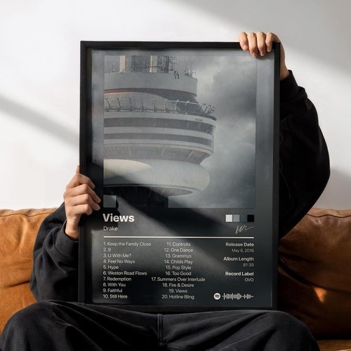 Drake views album poster - album,