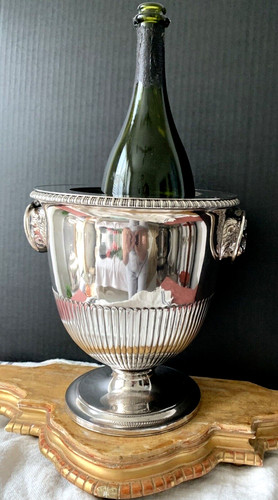 Antique english silver wine - english,