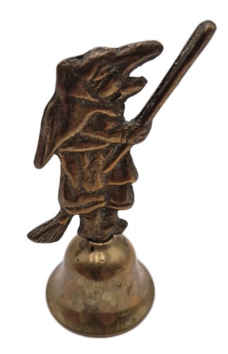 Vintage brass bell - brass,