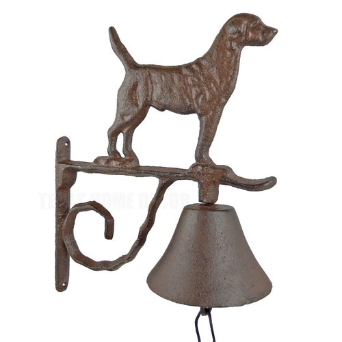 Dog scroll dinner bell - dog,