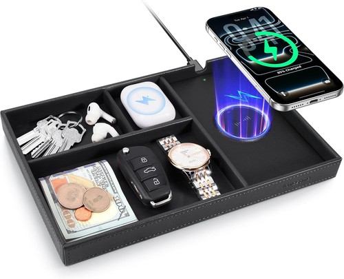 Valet tray built wireless - tray,, built-in