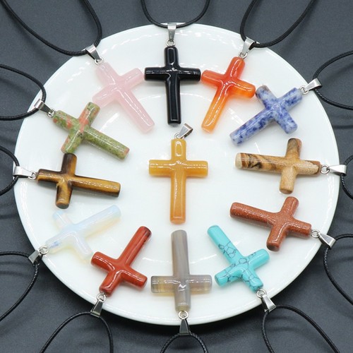 Natural quartz crystal - quartz, cross
