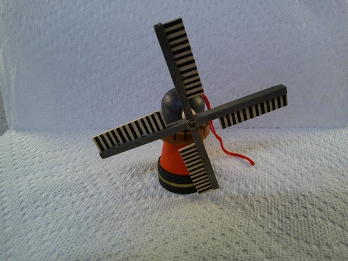 Windmill wood ornament - windmill,