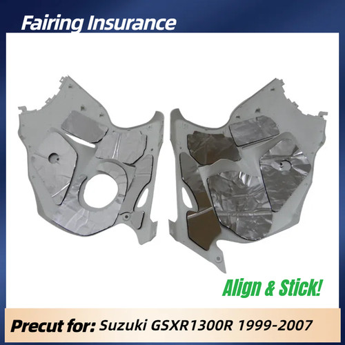 Precut aluminized fairing - fairing, heat