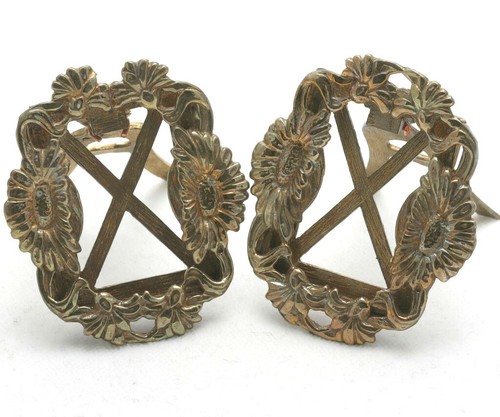 Vintage art noveau brass - art,
