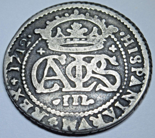 1712 spanish silver - spanish, reales