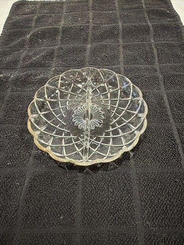 Vintage clear pressed - clear, glass