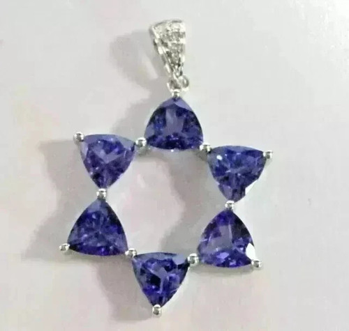Tanzanite star pendant - tanzanite, 2.50ctw