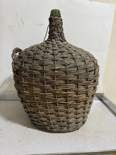 Antique demijohn carboy wine - carboy,