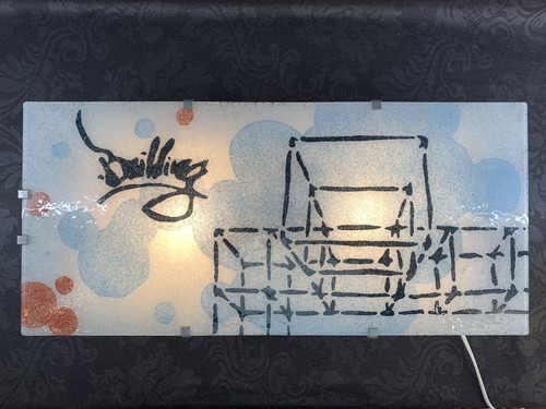 Ikea wall panel - light, fixture