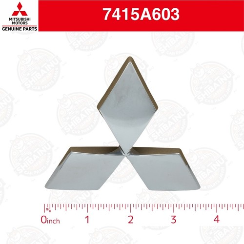 Mitsubishi front emblem - front,