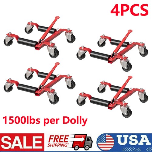 4pcs car wheel dolly jack - car, set