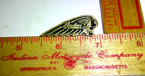 Indian motocycle pin vintage - indian,