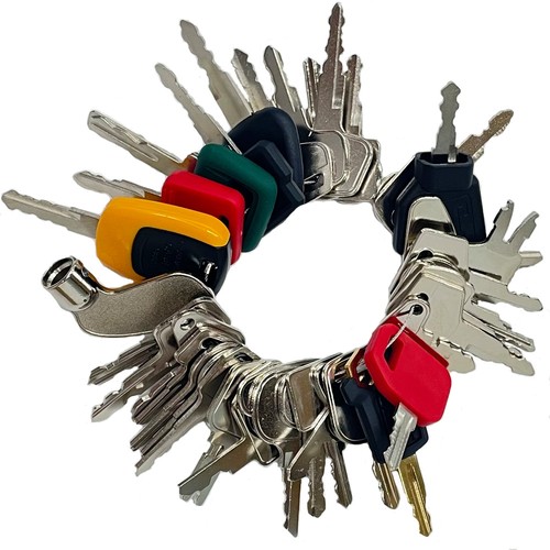 Heavy equipment key set for - equipment,