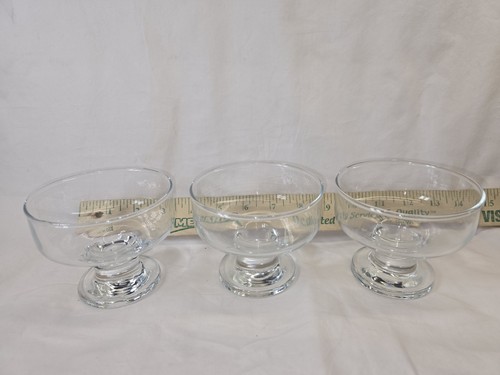 Set vintage clear - clear, glass