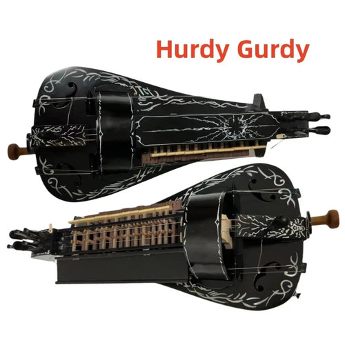 Good tone black hurdy gurdy - tone,