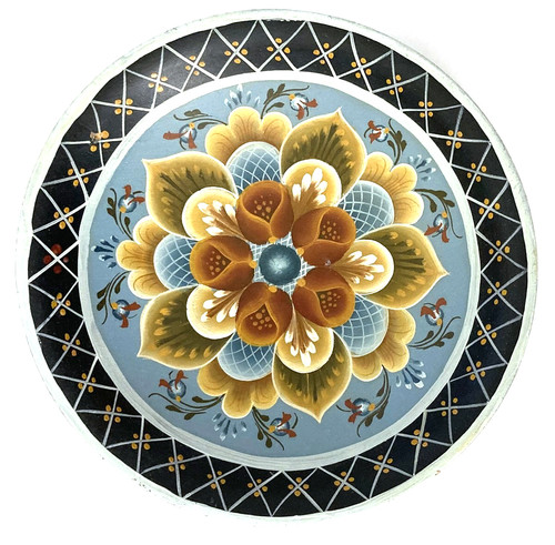 Norwegian rosemaling painted - norwegian,
