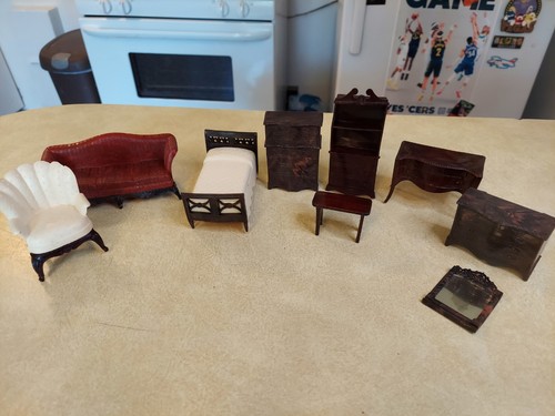 Vintage dollhouse furniture - vintage,