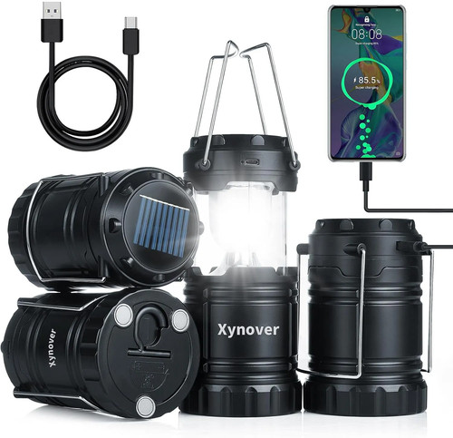 Pack solar camping lanterns - solar,