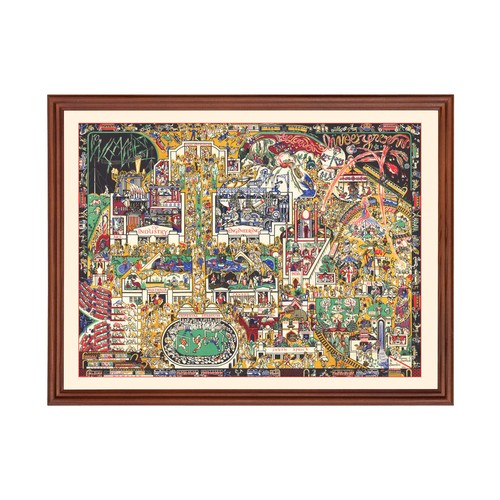 Old map london 1924 - map,