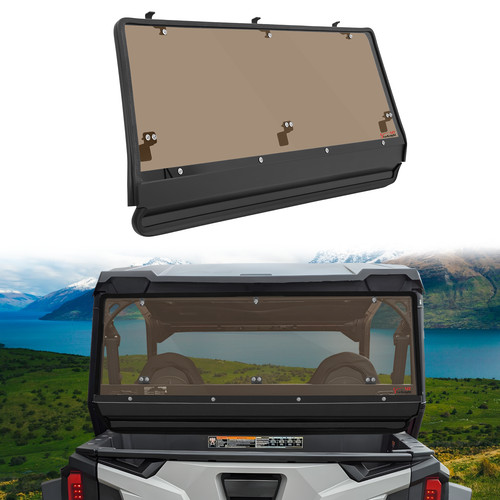 Tinted rear windshield - tinted,