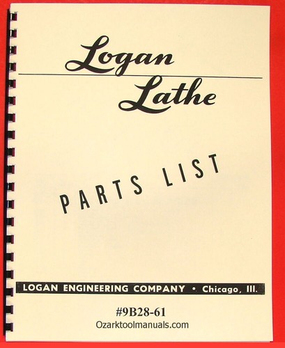 Logan metal lathe 9b28 61 - metal,