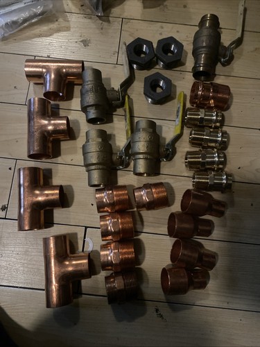 Mixed copper plumbing - mixed,