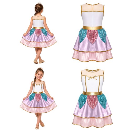 Girls satin dress dreamy - girls,