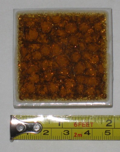 Crackle glass tile deco - 2"x2",