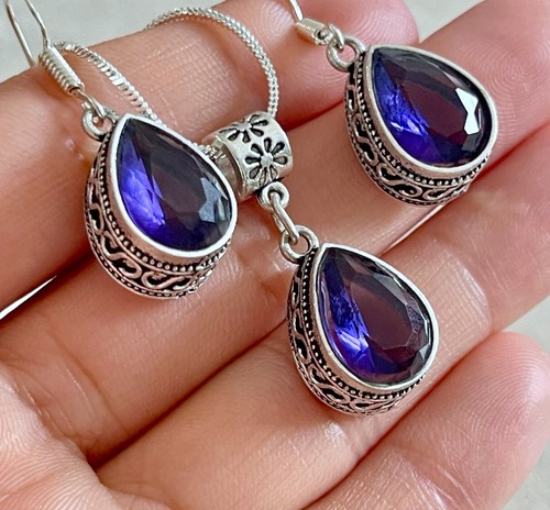 Natural african amethyst 925 - natural,