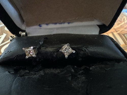 14k white gold genuine natural - 14k,
