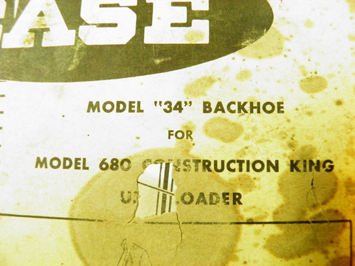 Case backhoe parts - backhoe, catalog