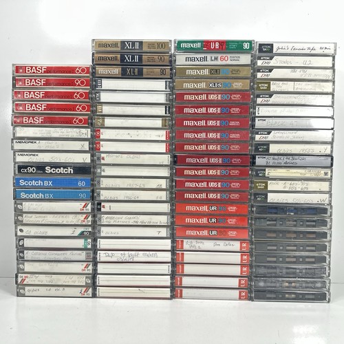 Blank cassette tapes mixed - 82,