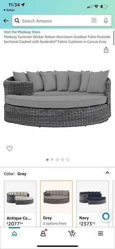 Modway summon wicker alumi - modway,