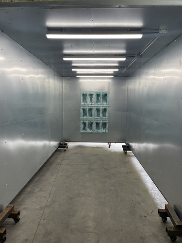 8x8x16 powder coating - powder, spray