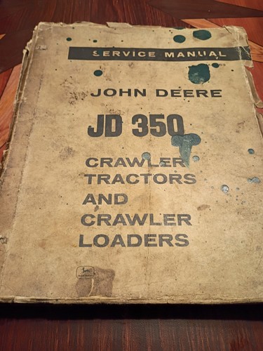 Service manual john deere 350 - service,