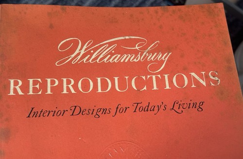 Vtg williamsburg reproductions - vtg,