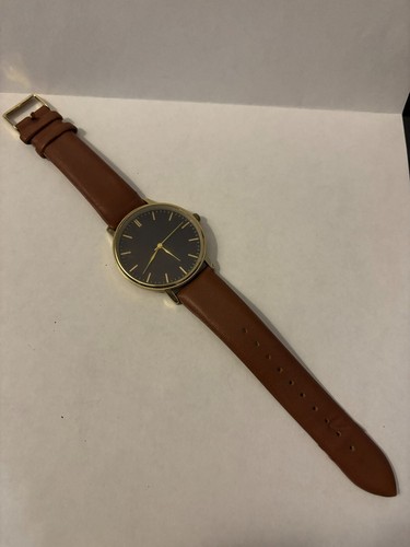 Fmd wristwatch brown leather - wristwatch,