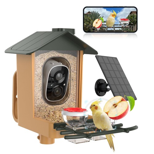 Bird feeder cam solar - cam,