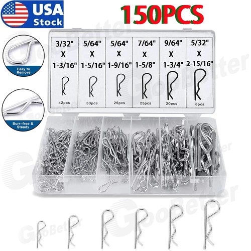 150 pcs cotter pins clips - r,