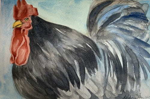 Original watercolor painting