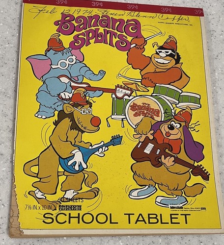 Vtg 70s banana splits - vtg, school