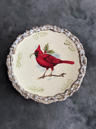 Cardinal decorative plate - cardinal,