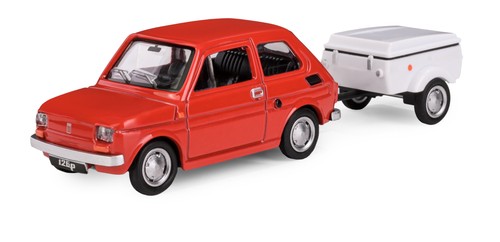 Fiat 126p maluch red - red, +
